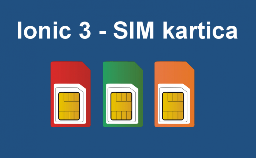Ionic 3 – prikaz informacija o SIM kartici